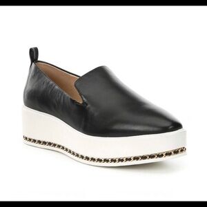 Karl Lagerfeld Paris Brenna Platform Sneaker clean and slightly worn